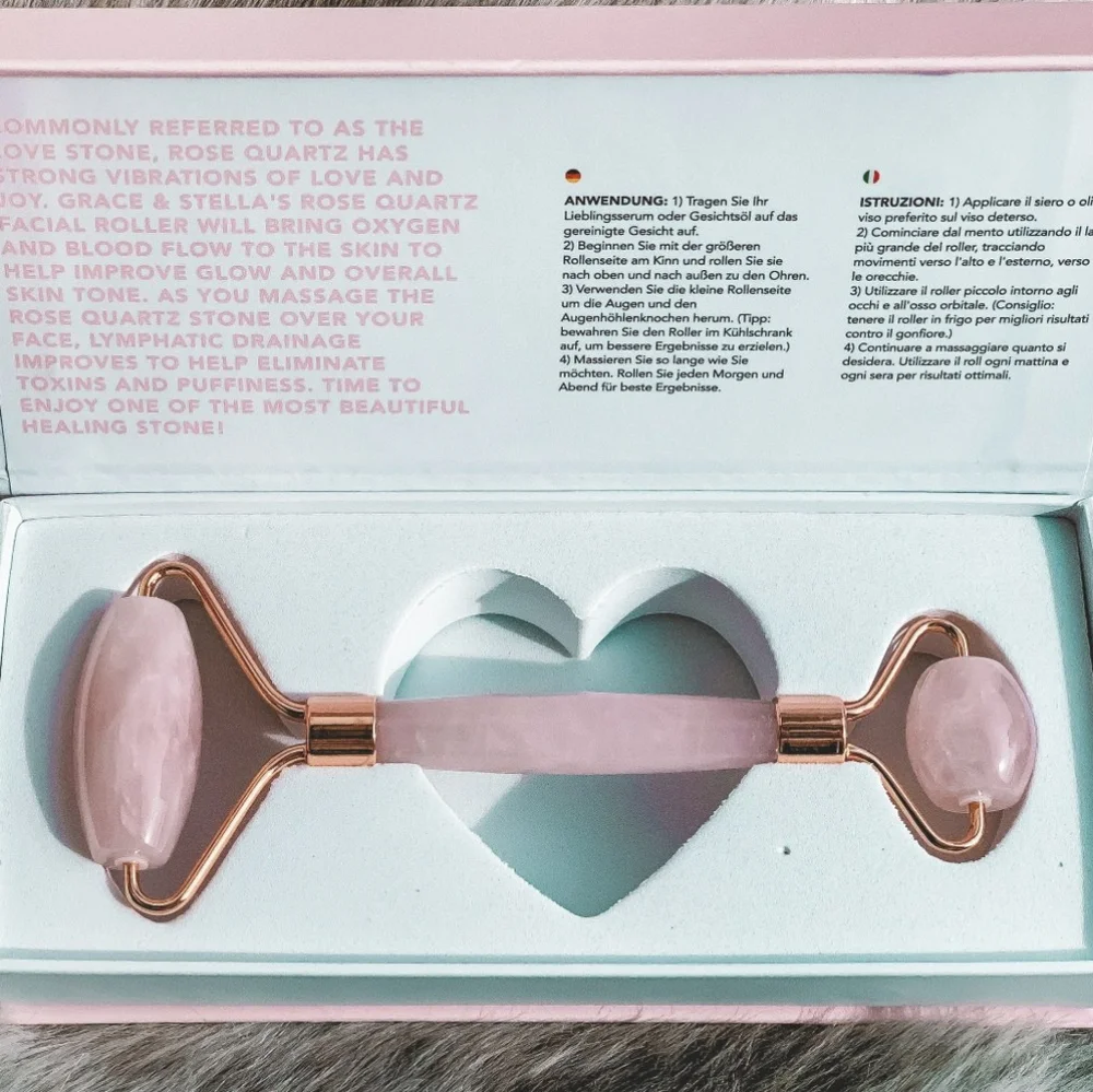 🆕️Grace & Stella Rose Quartz Roller - Picture 3 of 5